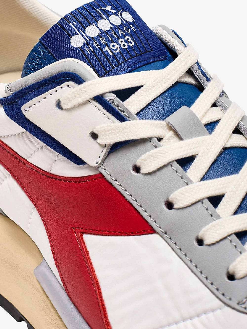 DIADORA Sneakers ELITE 201.180469_ uomo pelle bianco Rilascio limitato