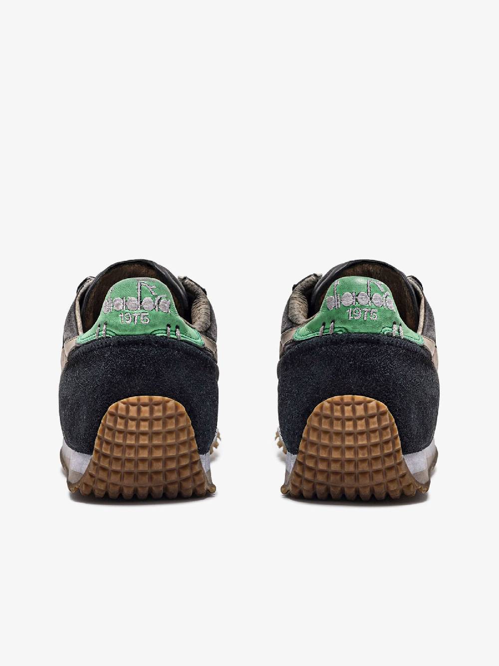 DIADORA Sneakers EQUIPE H DIRTY STONE WASH EVO 201.174736_ uomo pelle nero Ultimi due giorni