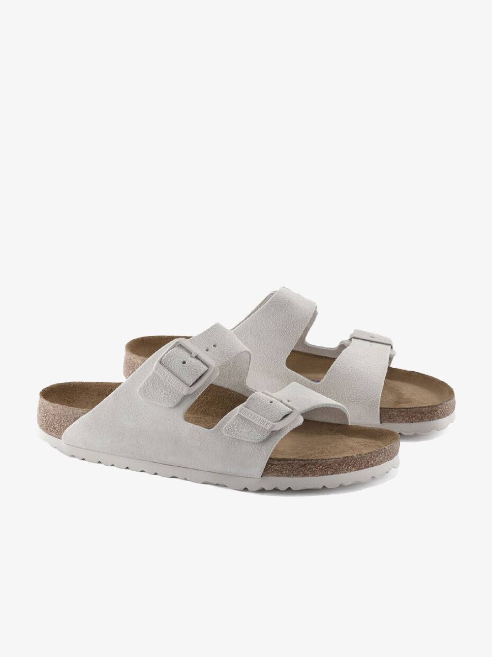 BIRKENSTOCK Ciabatte Arizona SFB uomo panna Spedizione Gratuita