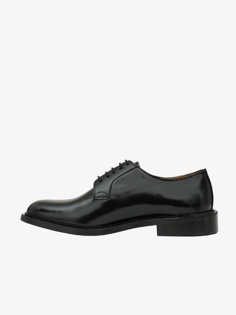 ANDREA FRANCESCO Stringate CH1 uomo in pelle nera Offerta