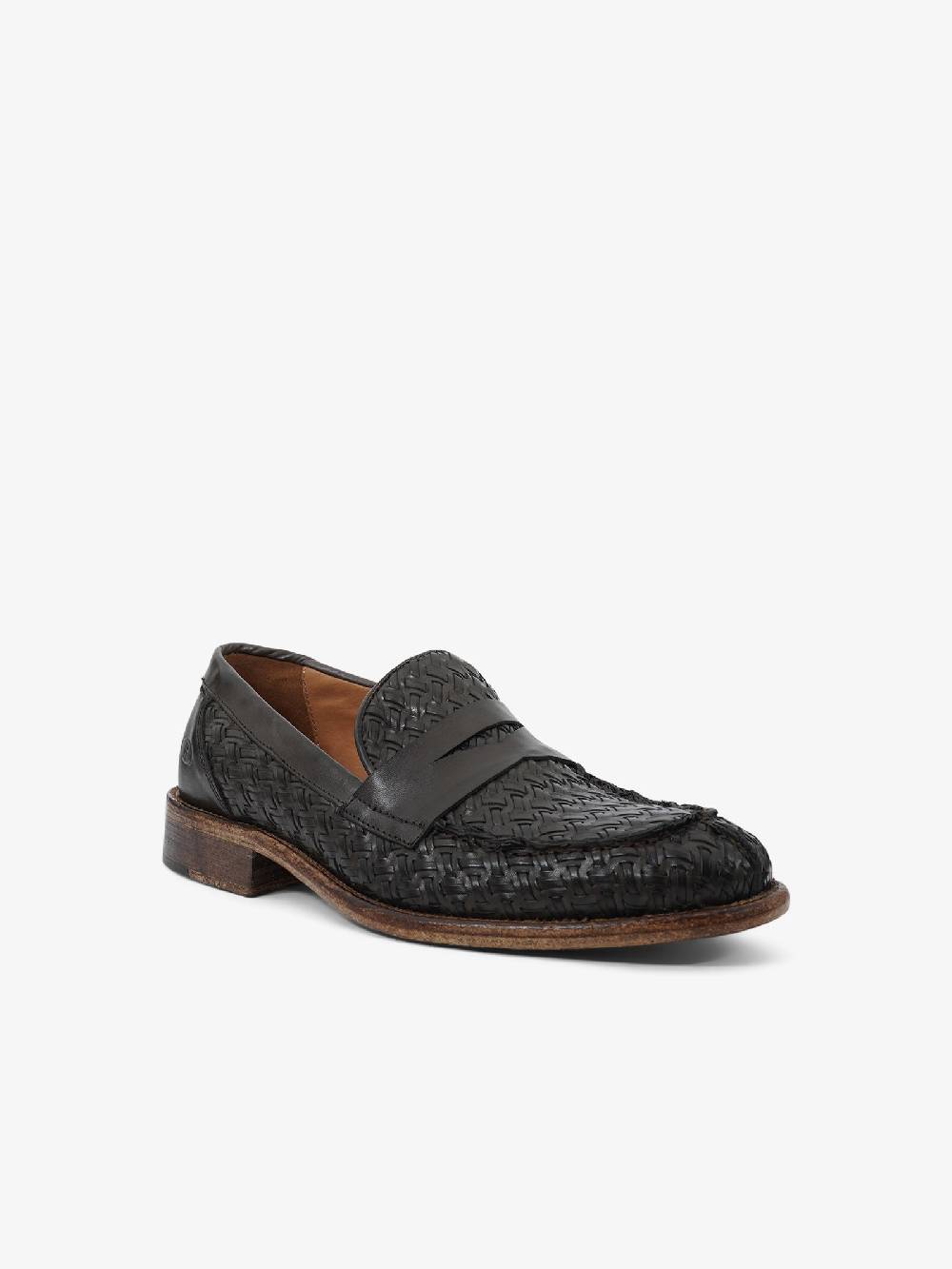 ROGAL'S Mocassini PANKA 5 uomo pelle marrone Presa