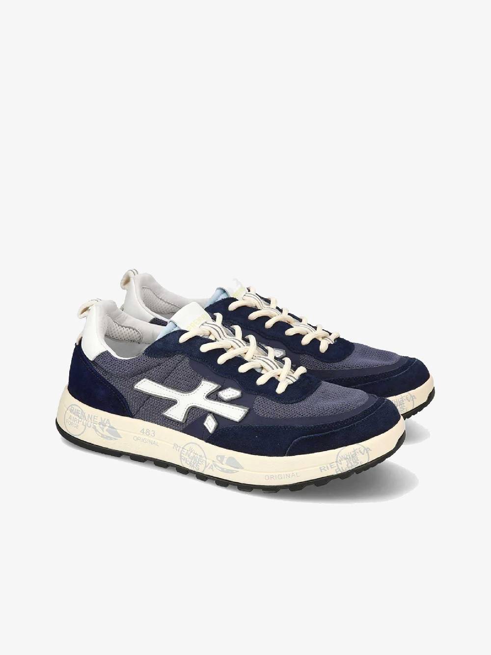 PREMIATA Sneakers NOUS uomo pelle nero In Vendita