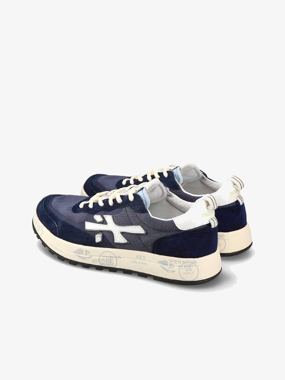 PREMIATA Sneakers NOUS uomo pelle nero In Vendita