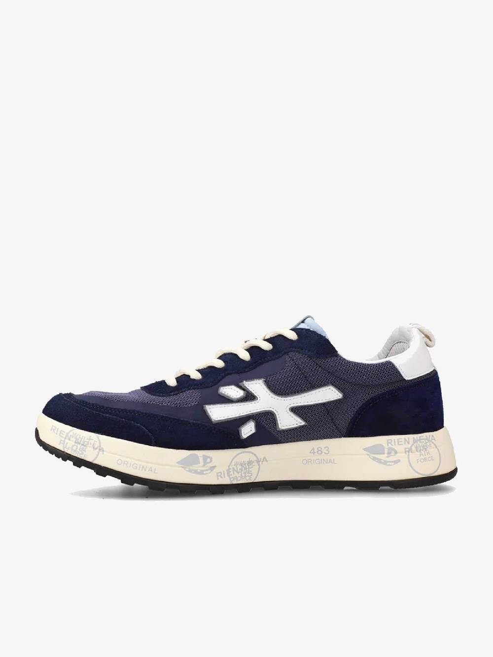 PREMIATA Sneakers NOUS uomo pelle nero In Vendita
