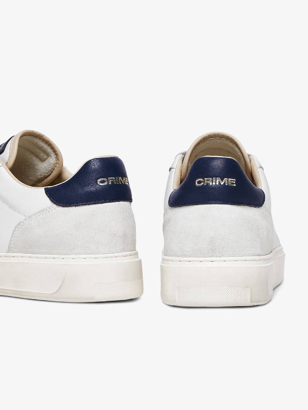 CRIME LONDON Sneakers ECLIPSE 17673PP6 uomo pelle bianco Saldi