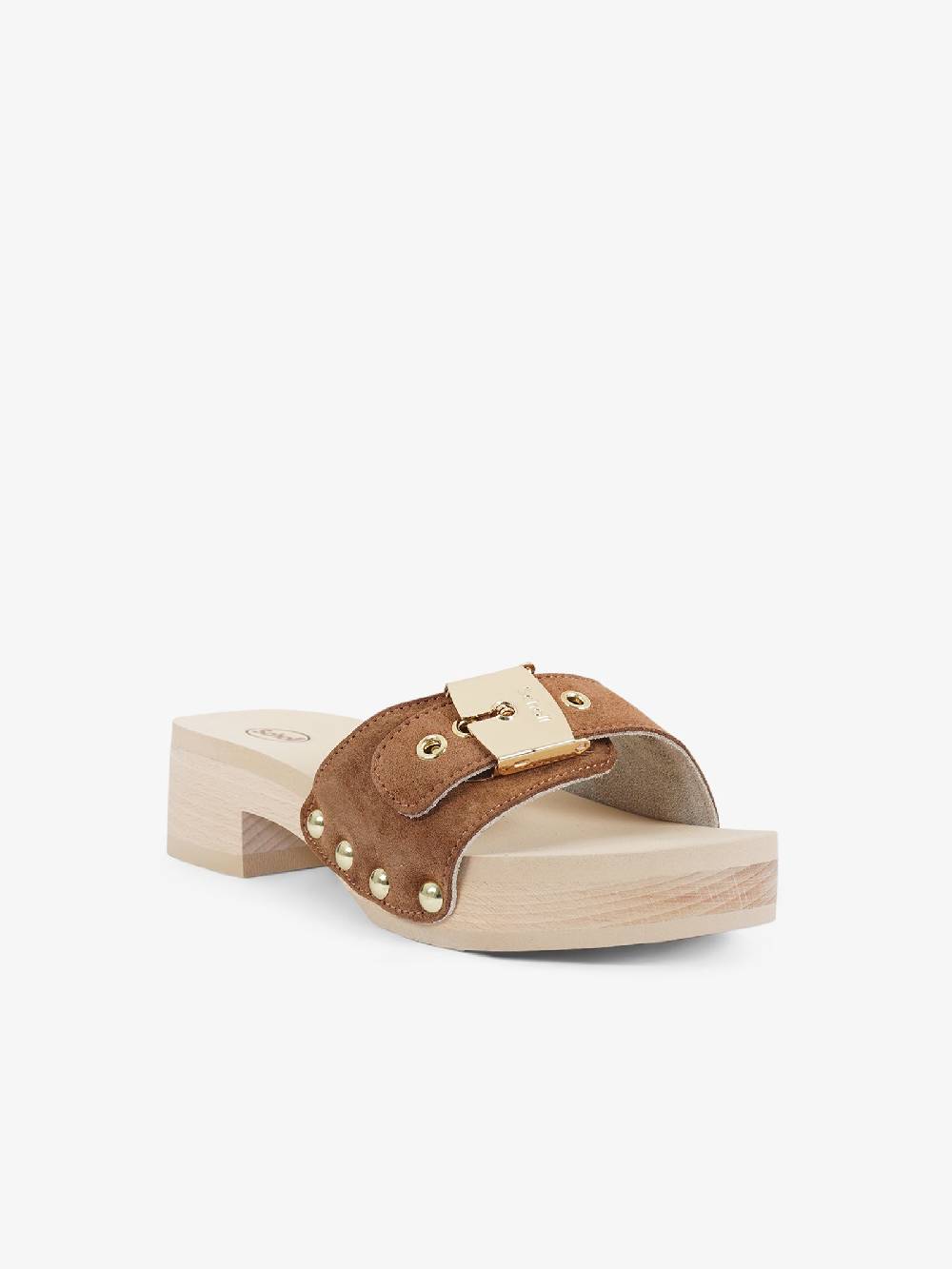 SCHOLL Sandali con plateau Pescura Jane SL.F314401175 donna camoscio marrone Nuova