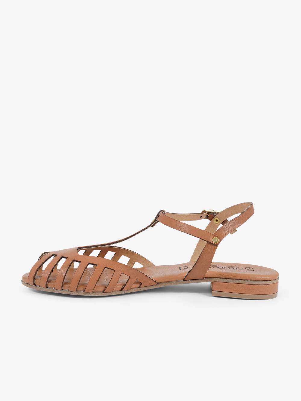 AQUACLARA Sandali bassi STROMBOLI-20 donna pelle marrone Convenienza