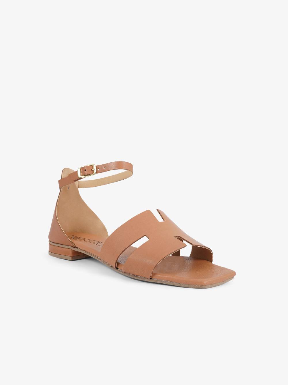 AQUACLARA Sandali bassi MILOS-20 donna pelle marrone Sconto