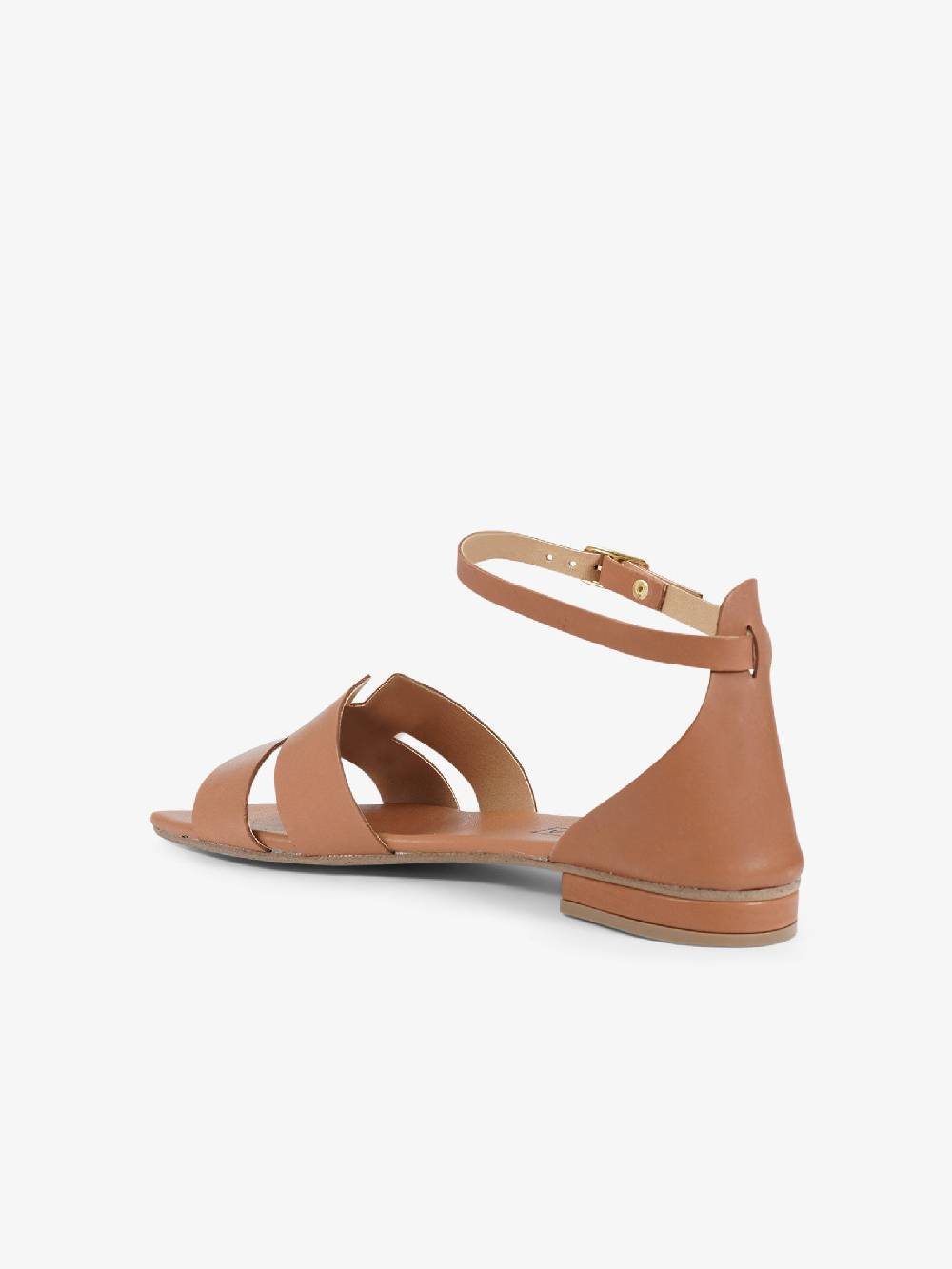 AQUACLARA Sandali bassi MILOS-20 donna pelle marrone Sconto