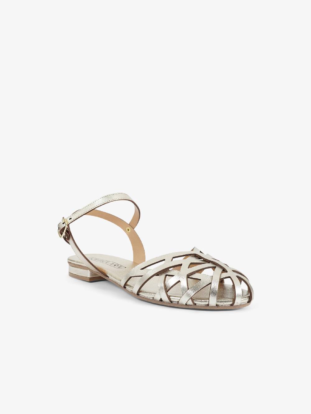 AQUACLARA Sandali bassi ITACA-20 donna pelle oro Offerta