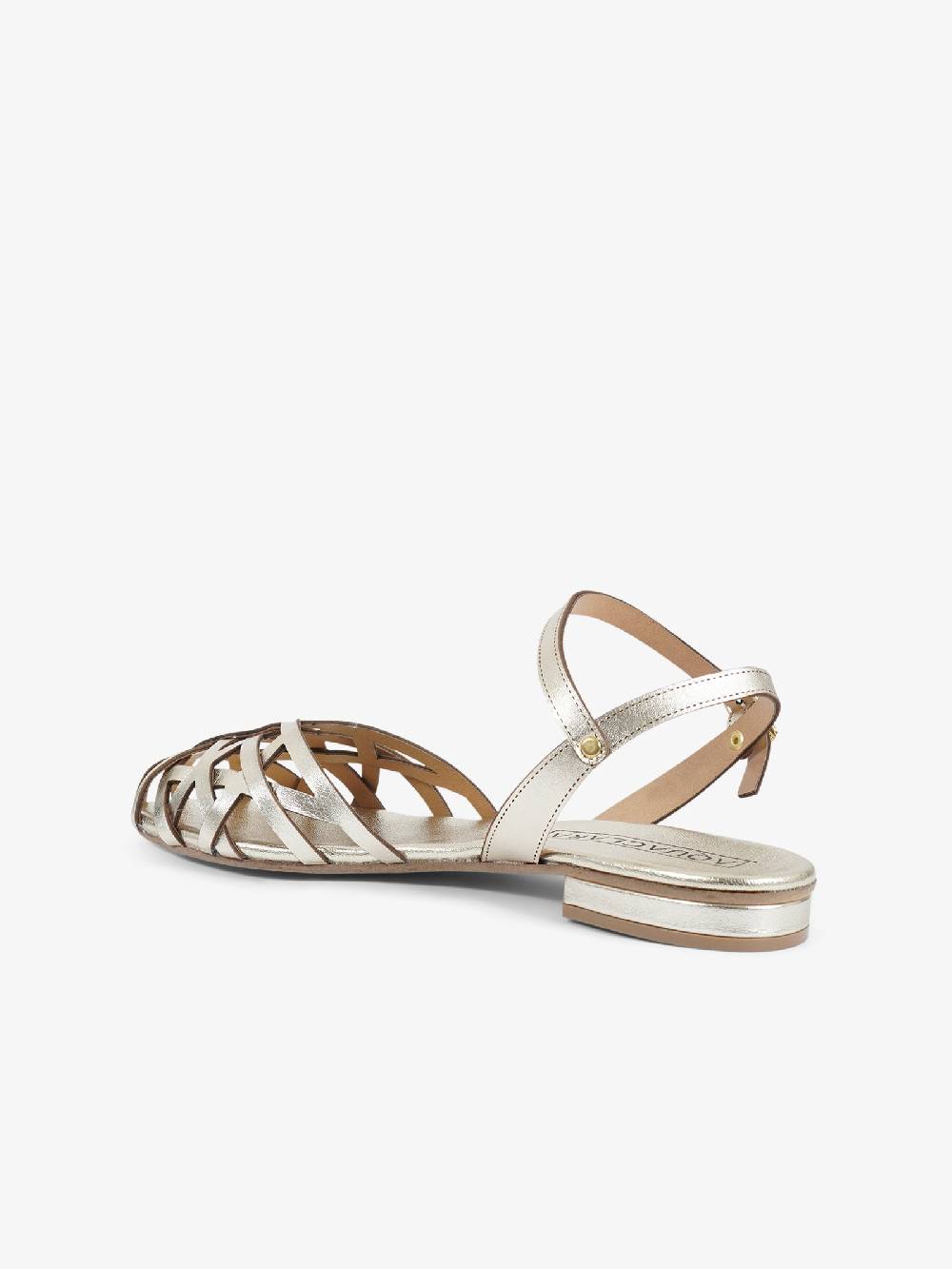 AQUACLARA Sandali bassi ITACA-20 donna pelle oro Offerta