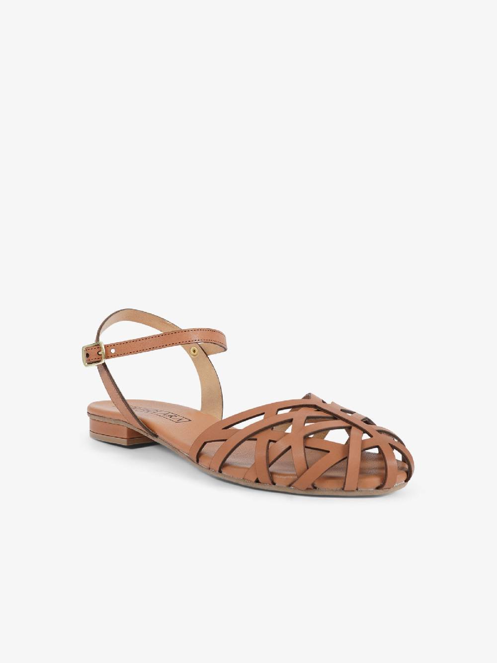 AQUACLARA Sandali bassi ITACA-20 donna pelle marrone In vendita