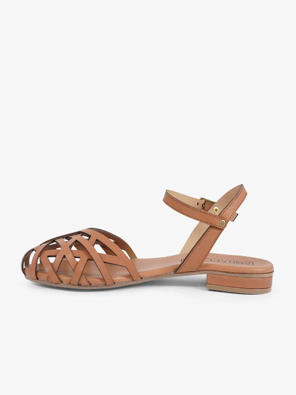 AQUACLARA Sandali bassi ITACA-20 donna pelle marrone In vendita