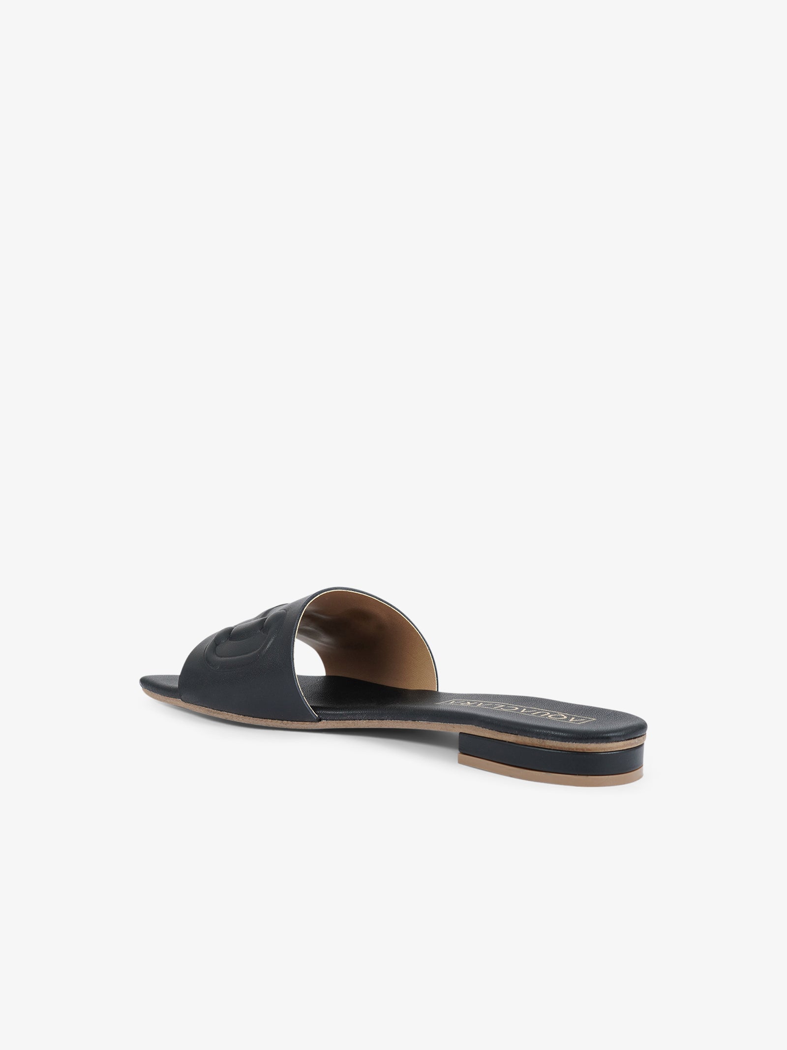 AQUACLARA Sandali bassi FIRENZE-20 donna pelle nero Outlet
