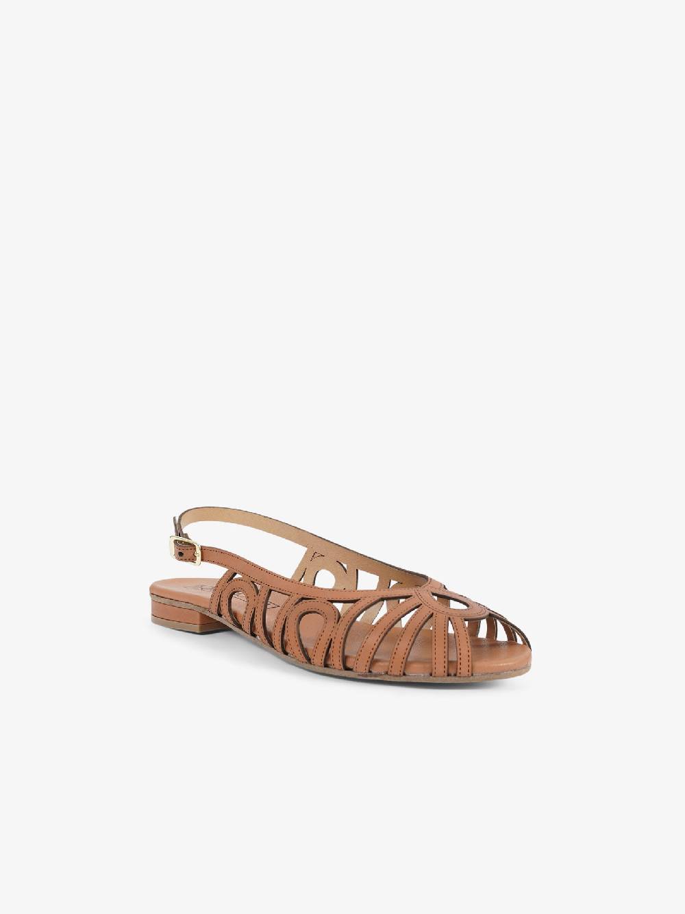 AQUACLARA Sandali bassi CAPRAIA-20 donna pelle marrone Offerte