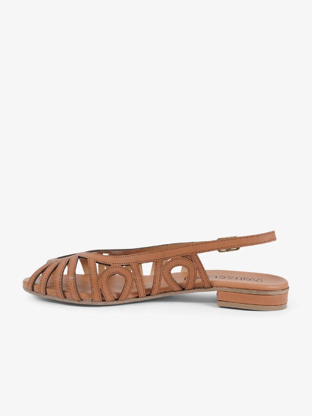 AQUACLARA Sandali bassi CAPRAIA-20 donna pelle marrone Offerte