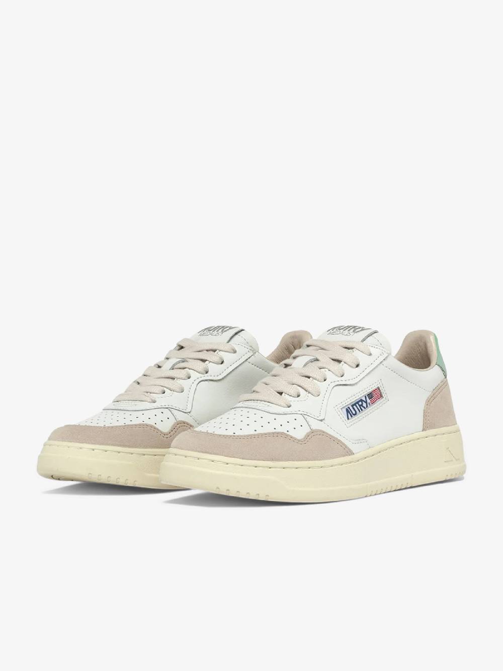 AUTRY Sneakers Medalist Low AULW donna pelle bianco In Saldo