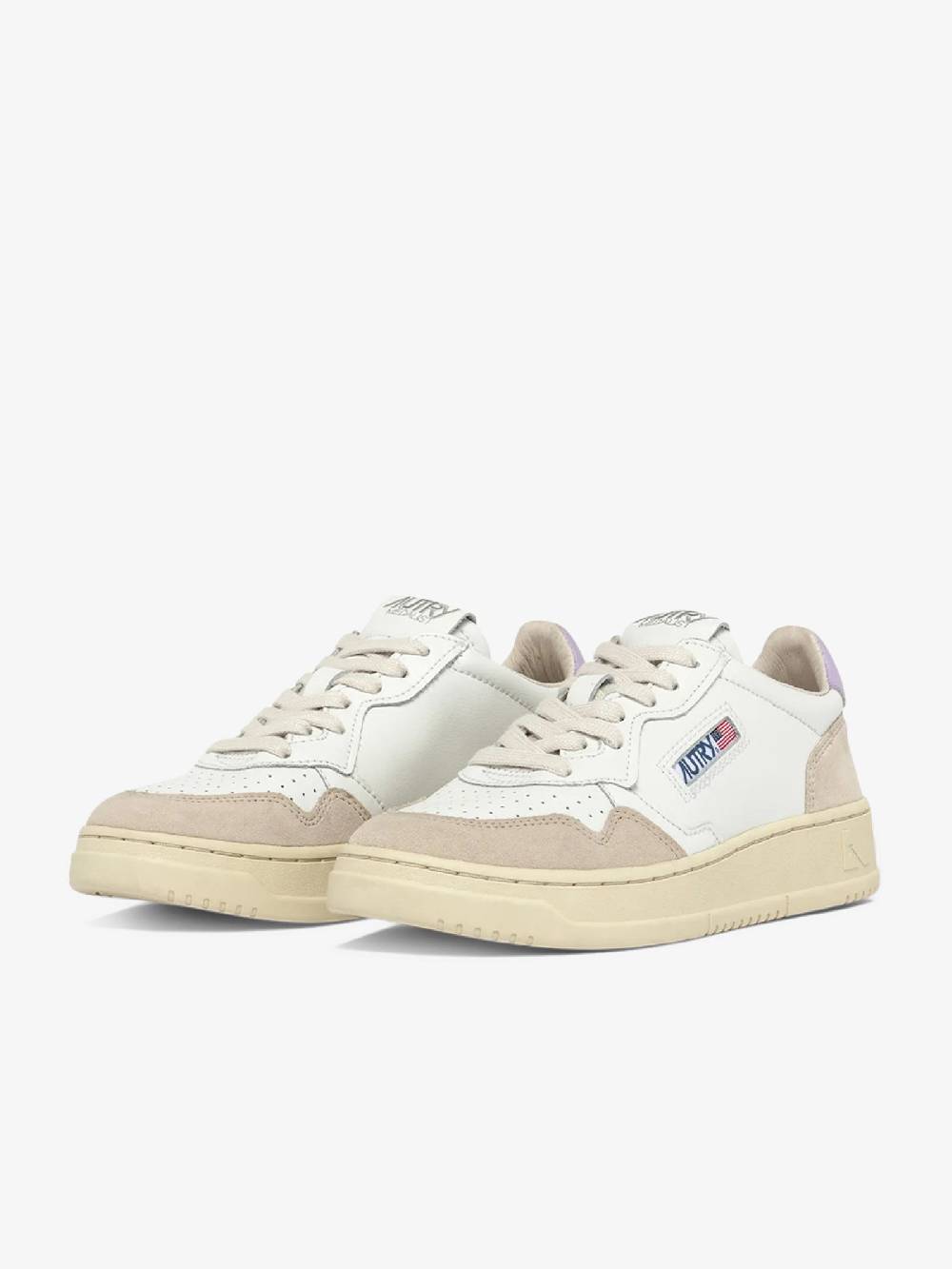 AUTRY Sneakers Medalist Low AULW donna pelle bianco Italy