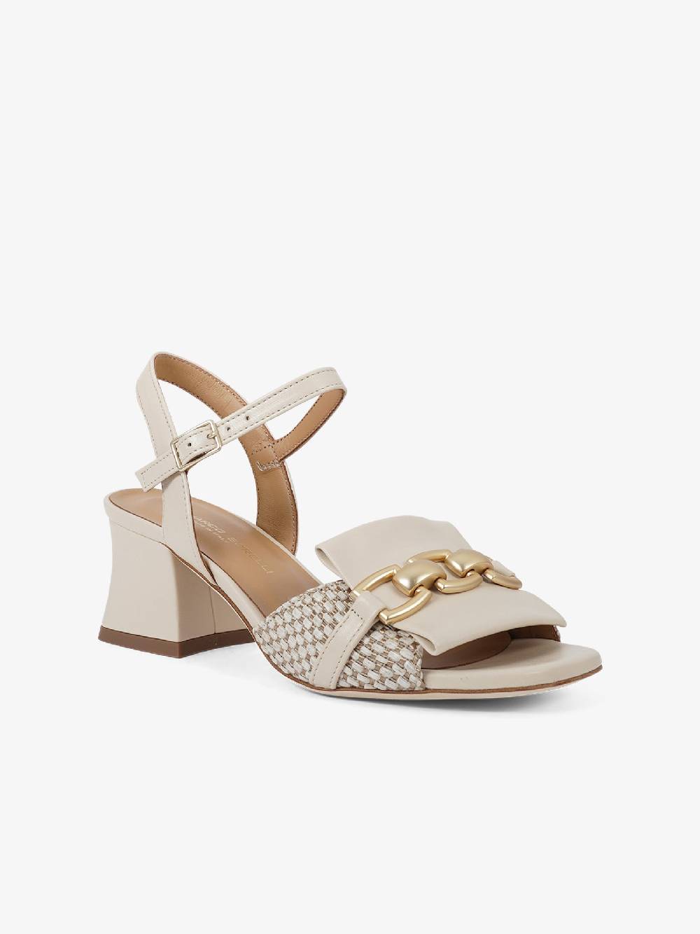 SORELLI Sandali con tacco Aria 2180/ARIANATURALE donna pelle beige Fino Al -60%