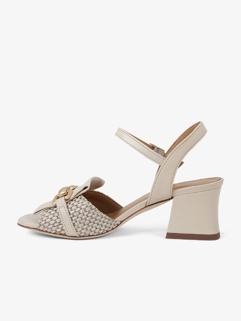 SORELLI Sandali con tacco Aria 2180/ARIANATURALE donna pelle beige Fino Al -60%