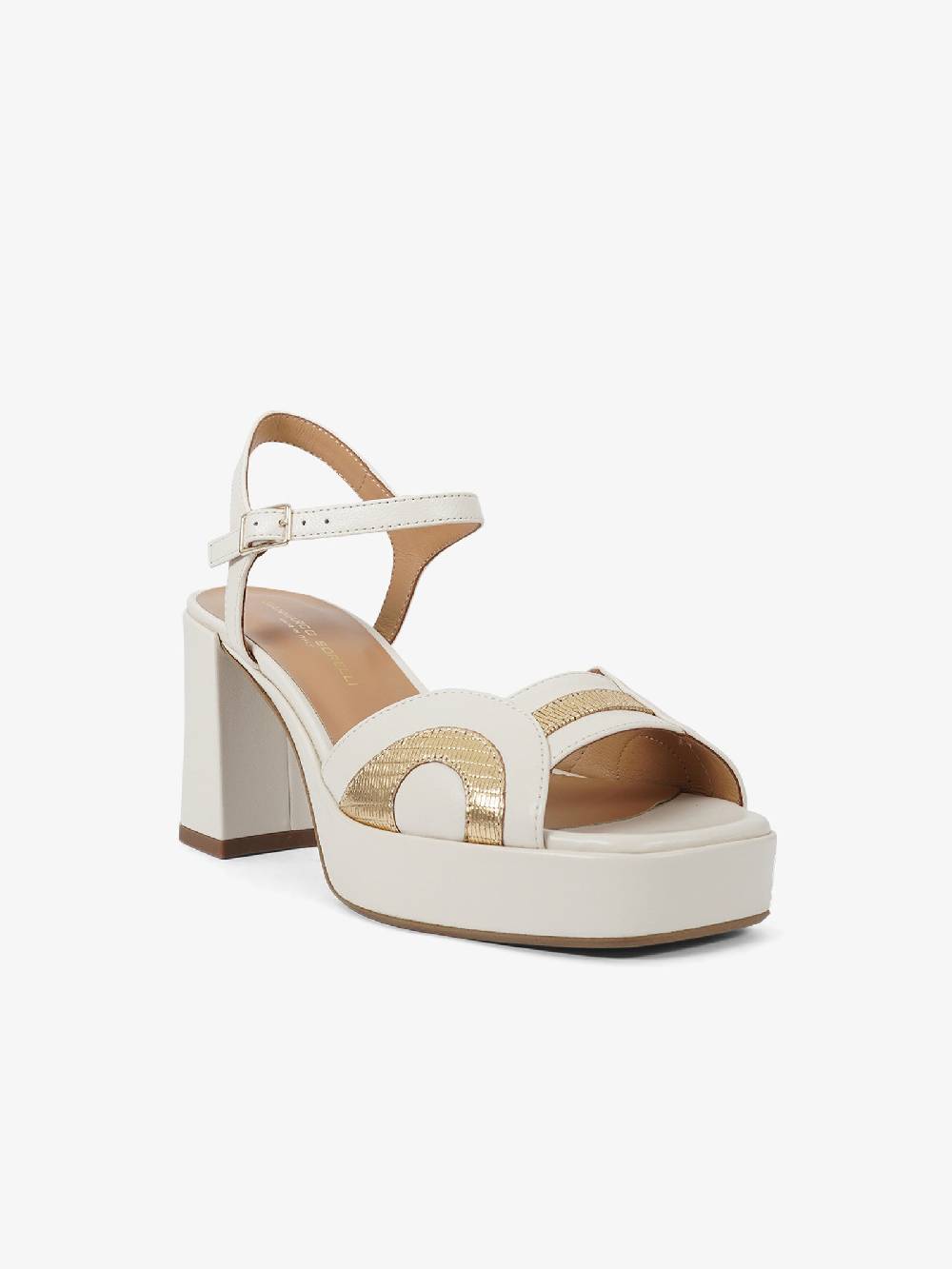 SORELLI Sandali con plateau Livia 2067/LIVIA donna pelle panna Promozione