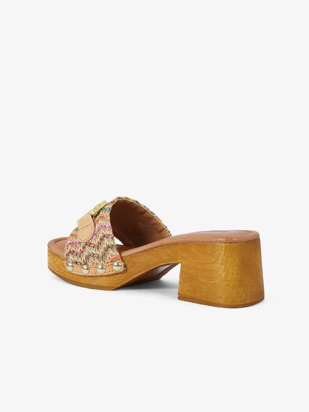 SANDRO ROSI Sandali con plateau 8921 8921 donna rafia multicolor Pezzi Unici