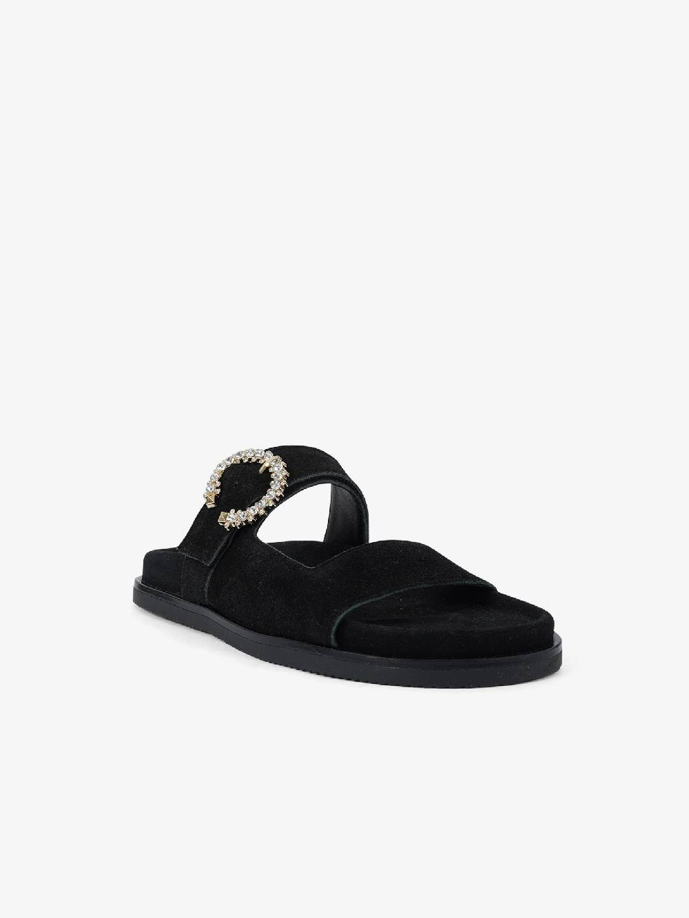 EXE' Sandali bassi 895 KIMOLOS 6-1 895 KIMOLOS 6-1 donna suede nero Soddisfazione Garantita