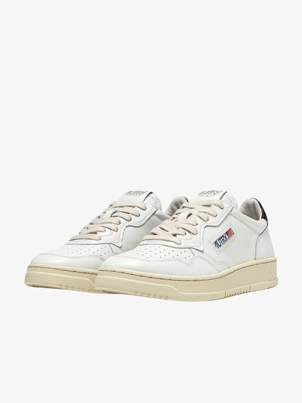 AUTRY Sneakers AULW donna in pelle bianco/nero Shopping Online