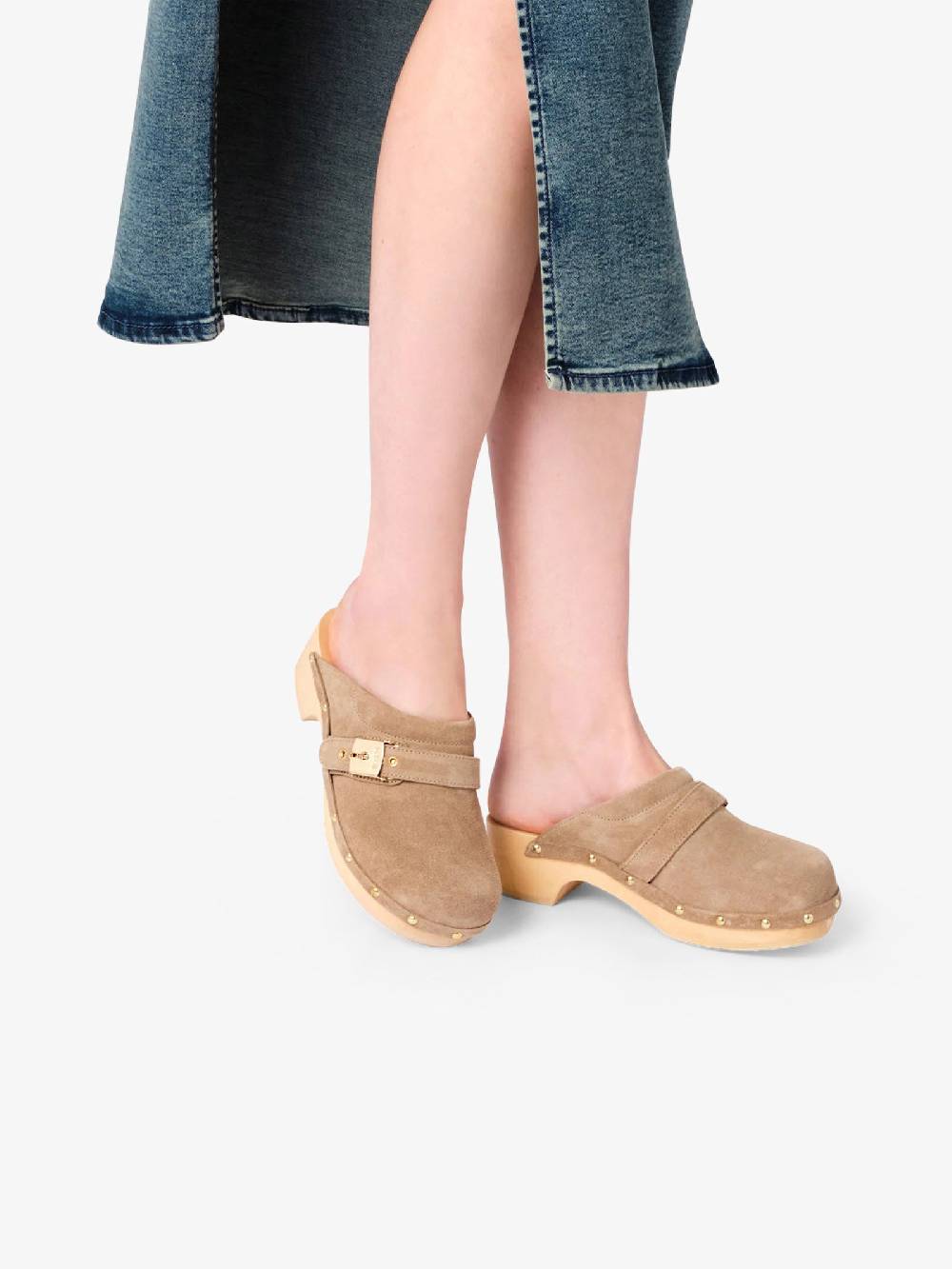 SCHOLL Sabot Pescura Clog 50 SL.F303571002 donna camoscio beige Offerta