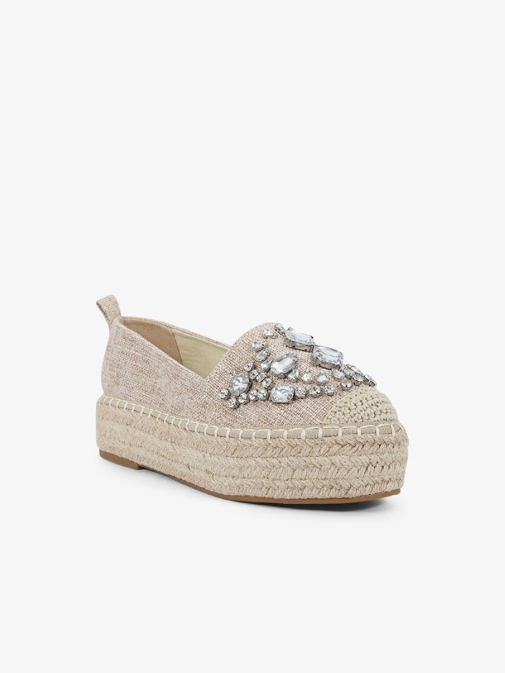 EXE' Espadrillas J2026A-L2 donna canvas beige Outlet