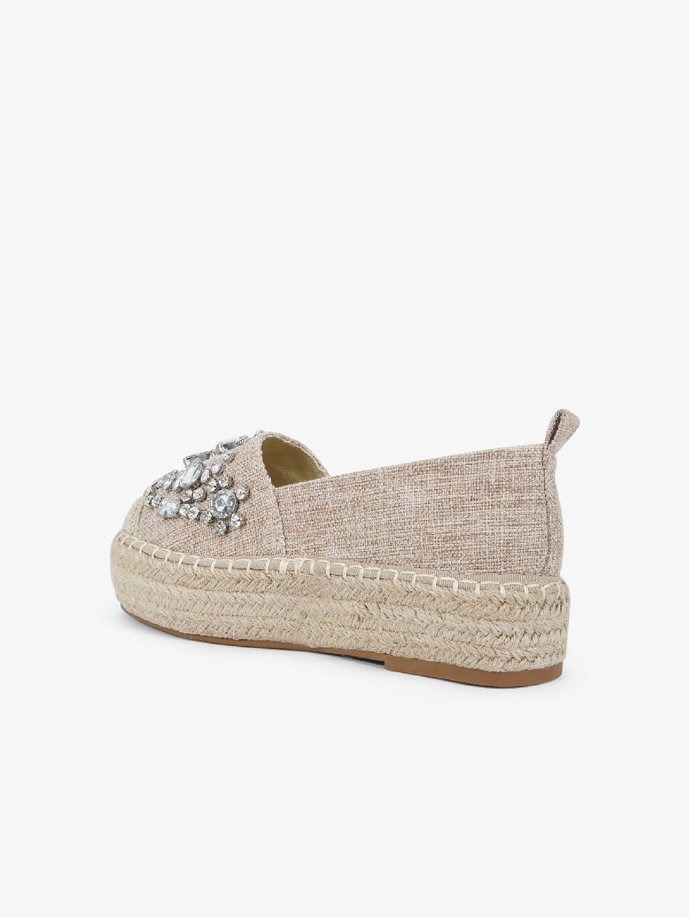 EXE' Espadrillas J2026A-L2 donna canvas beige Outlet