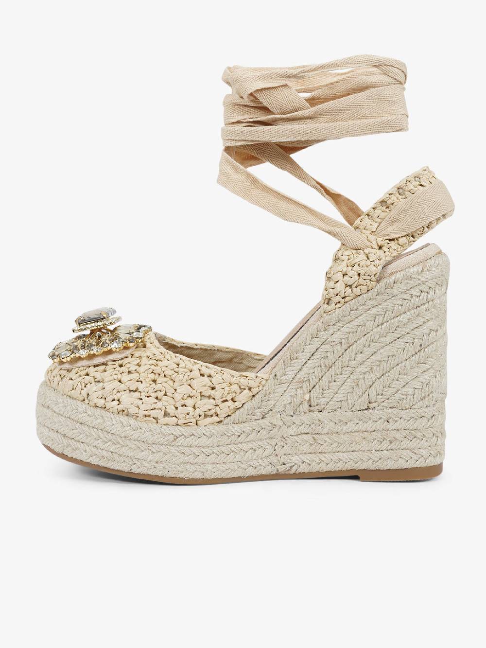 EXE' Espadrillas 23105-23 donna rafia beige In Vendita