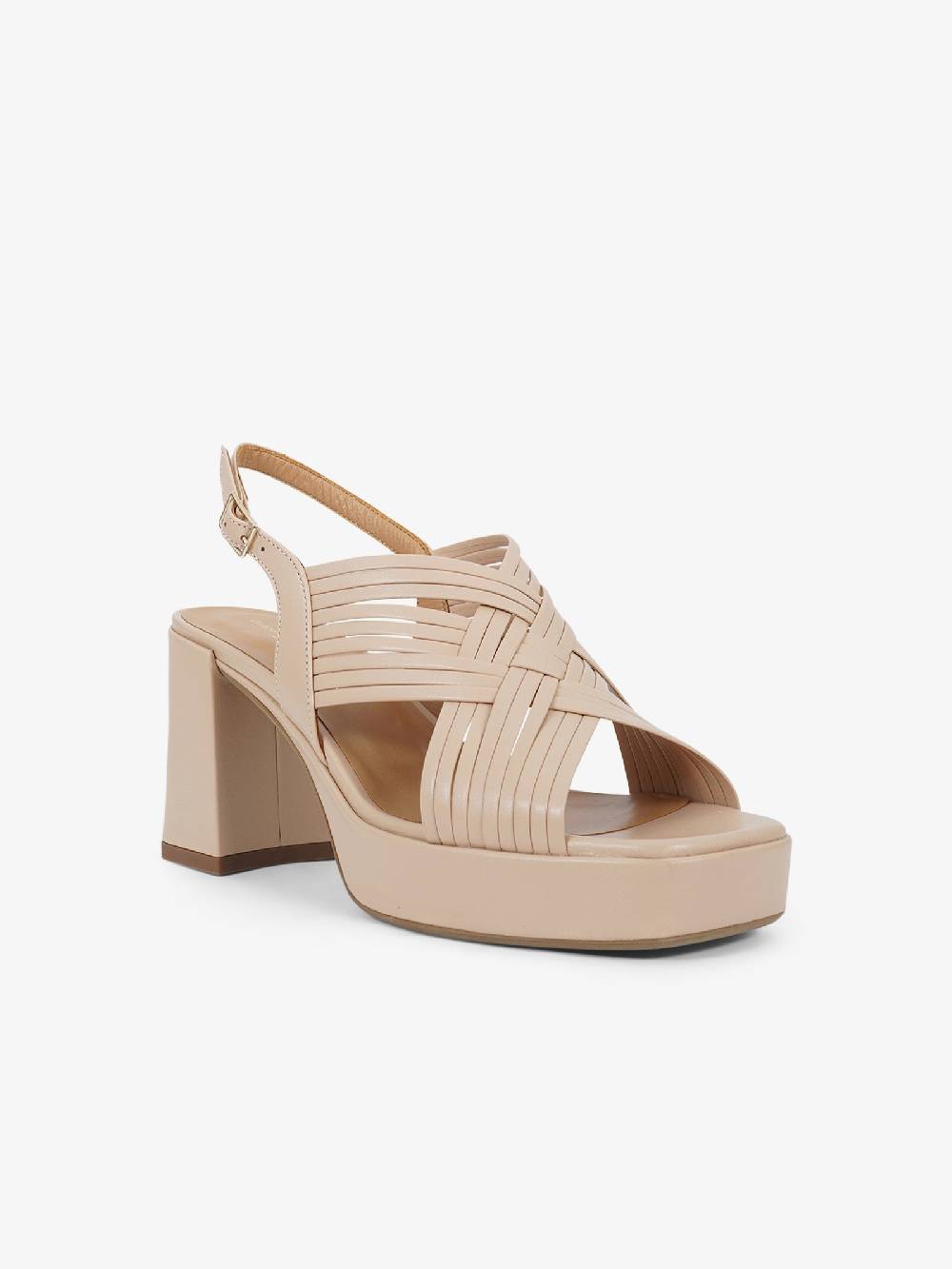 SORELLI Sandali con plateau 2229/LIVIA donna pelle beige Offerte