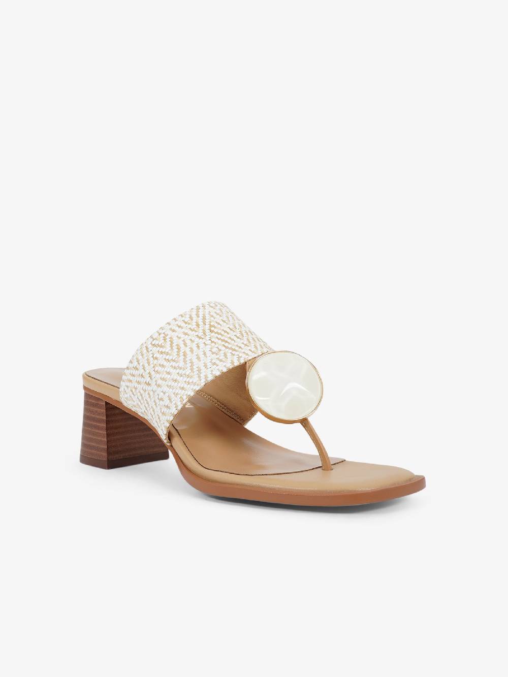 NOA HARMON Sandali con tacco Petra 9227 donna rafia bianco Vendite Flash