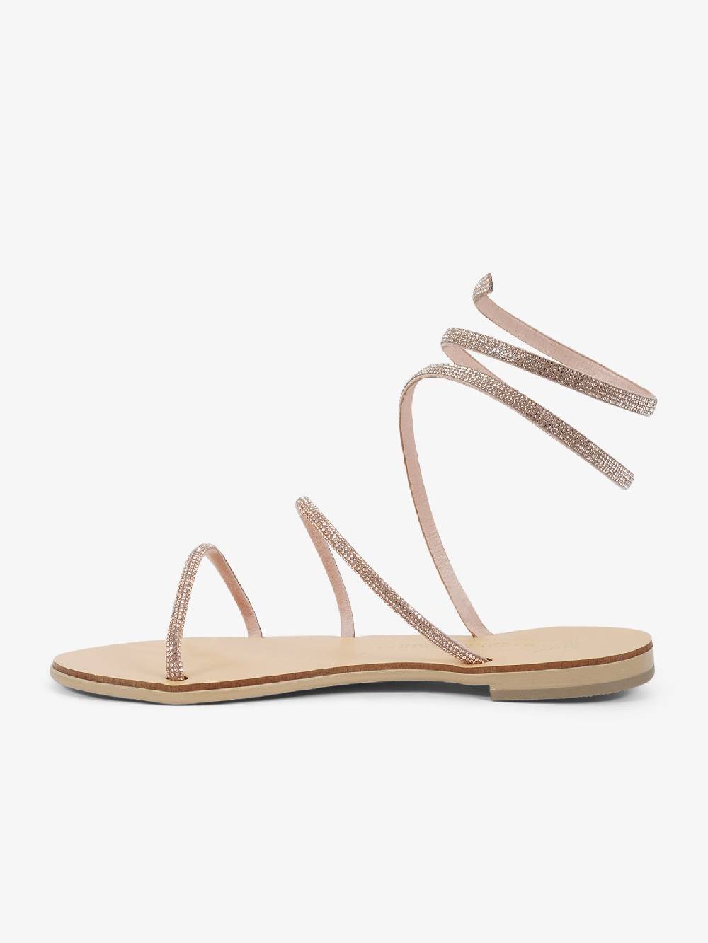 NICOLAS LAINAS Sandali bassi Crystal 64-CE donna bronzo Offerta Giorno del Papà