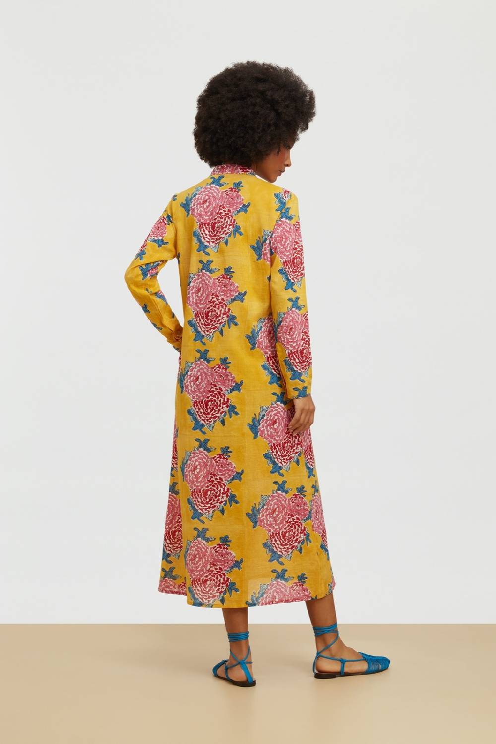 Lisa Corti kurta lunga corolla gold Sconto