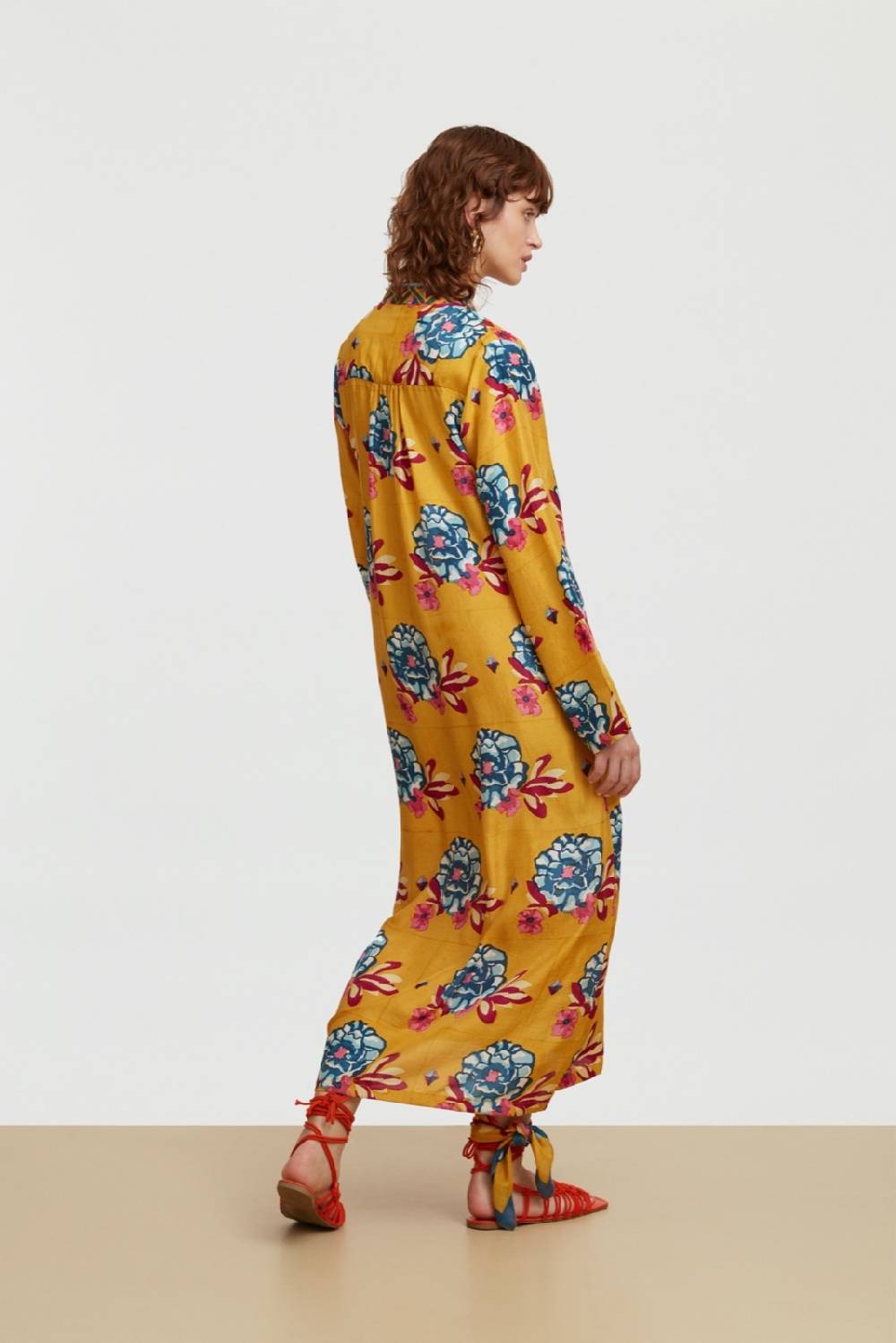 Lisa Corti caftano radha ramye gold Saldi Di Fabbrica