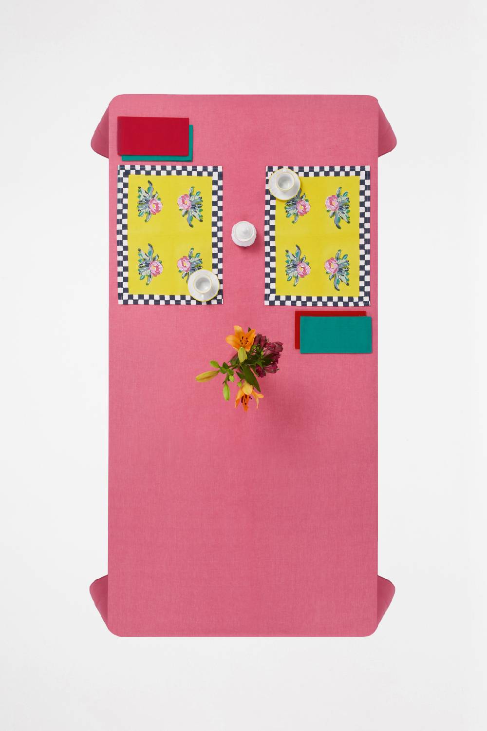 Lisa Corti tovagliolo organza bottle green Fino Al -60%
