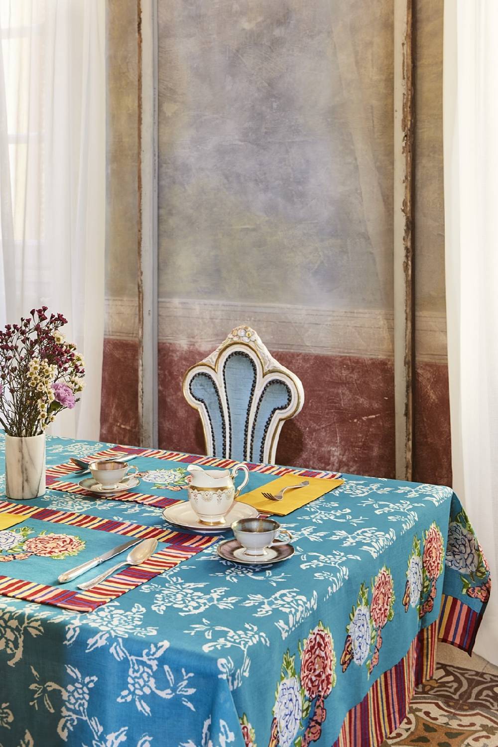 Lisa Corti telo cotone 140x240cm kandem queen green Prezzo Ridotto