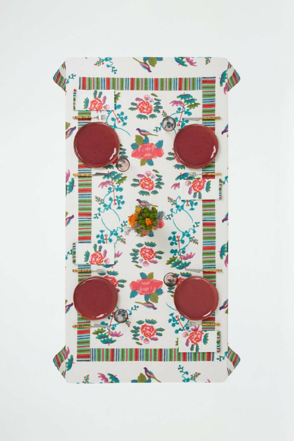 Lisa Corti telo lino 140x240cm royal palace white Online