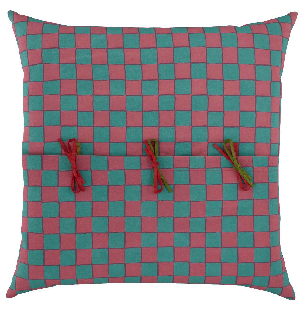 Lisa Corti federa cotone 60x60cm kandem queen peach In Saldo