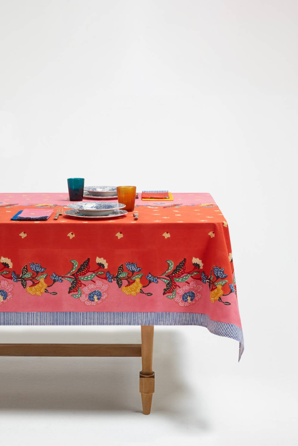 Lisa Corti telo cotone 220x220cm indonesian red rose Prezzo di fabbrica