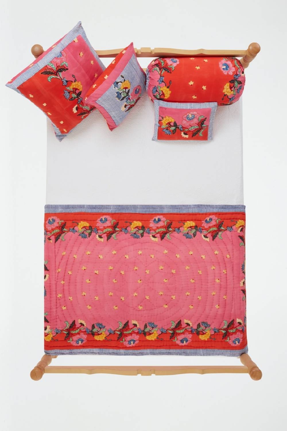 Lisa Corti federa cotone 60x60cm indonesian red rose Shopping online
