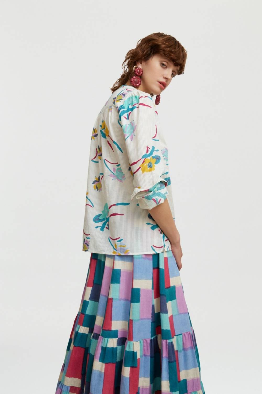 Lisa Corti camicia batumi japanese peacock Promozione temporanea
