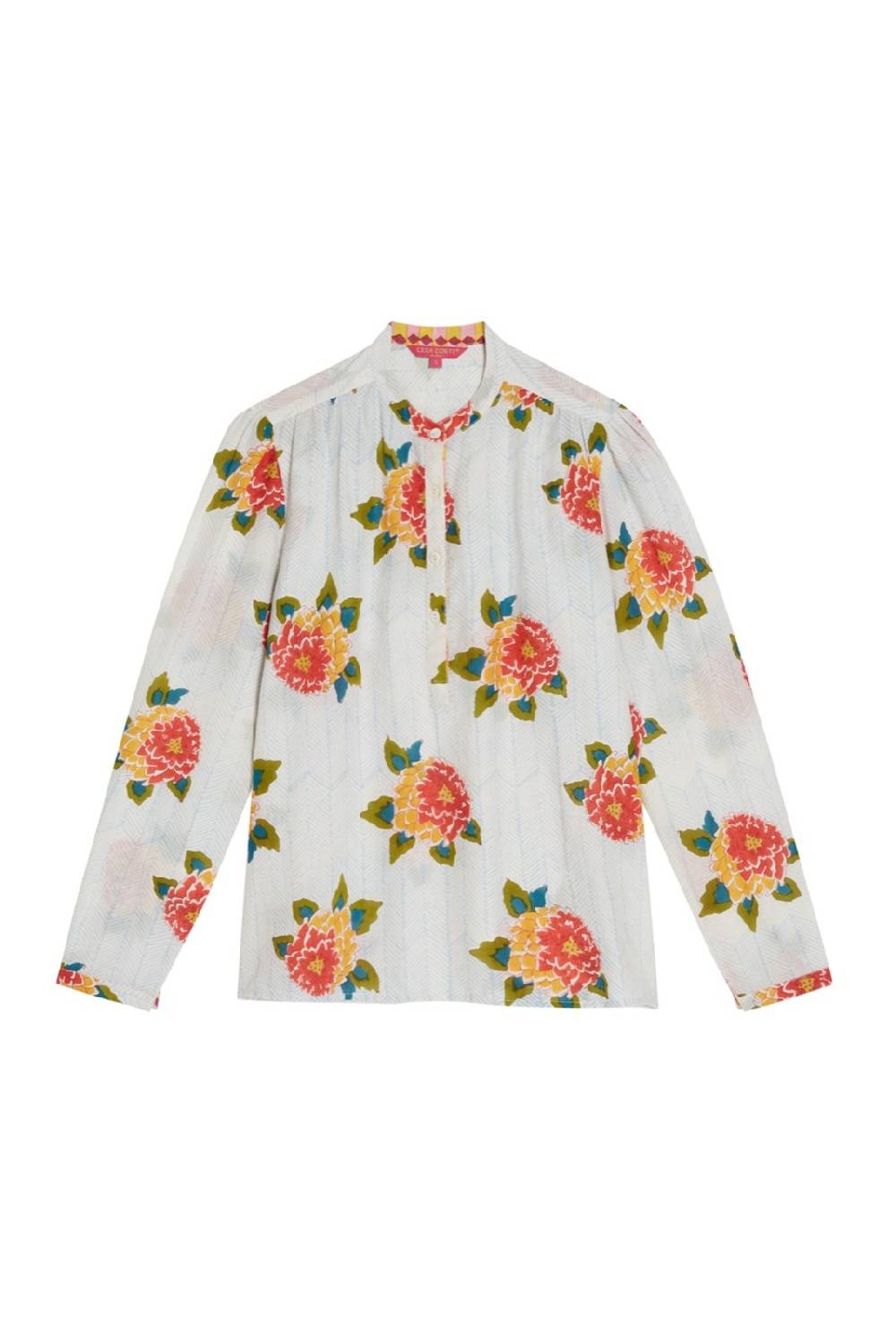 Lisa Corti camicia batumi barwara light blue Fino al 65% di sconto