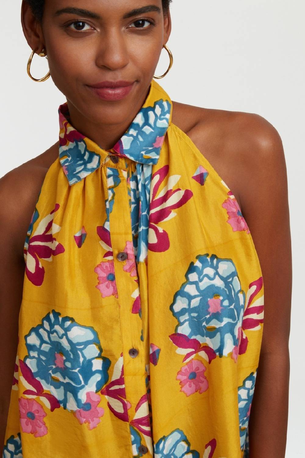 Lisa Corti camicia ava ramye gold Sostegno trimestrale