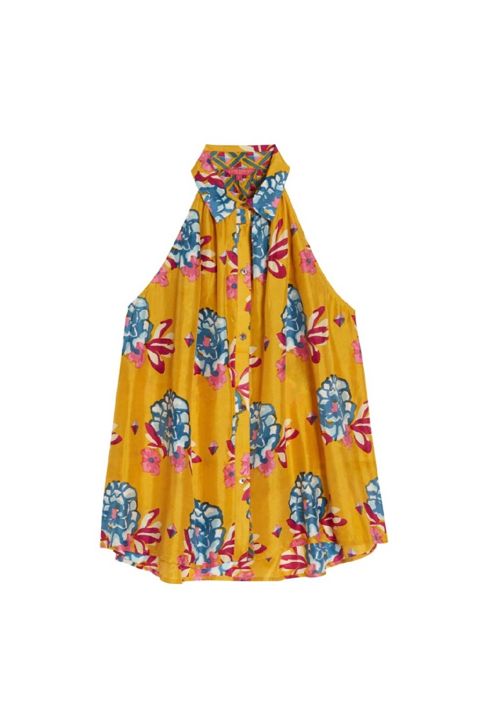 Lisa Corti camicia ava ramye gold Sostegno trimestrale