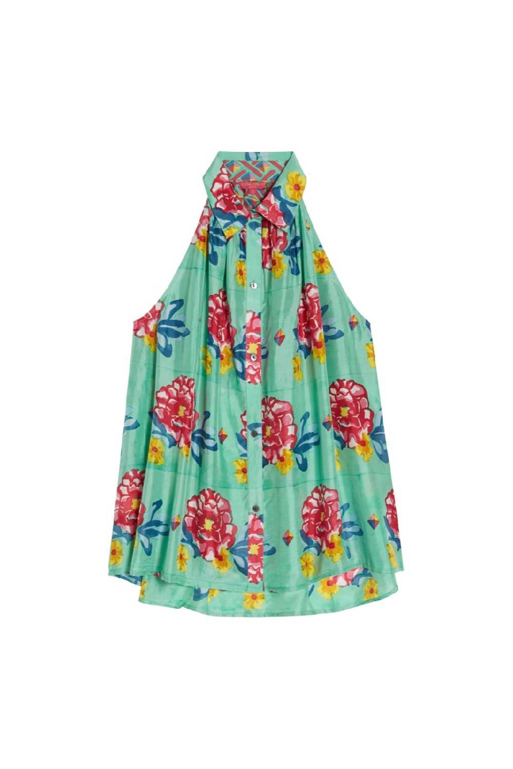 Lisa Corti camicia ava ramye aqua Fino al 55% di sconto