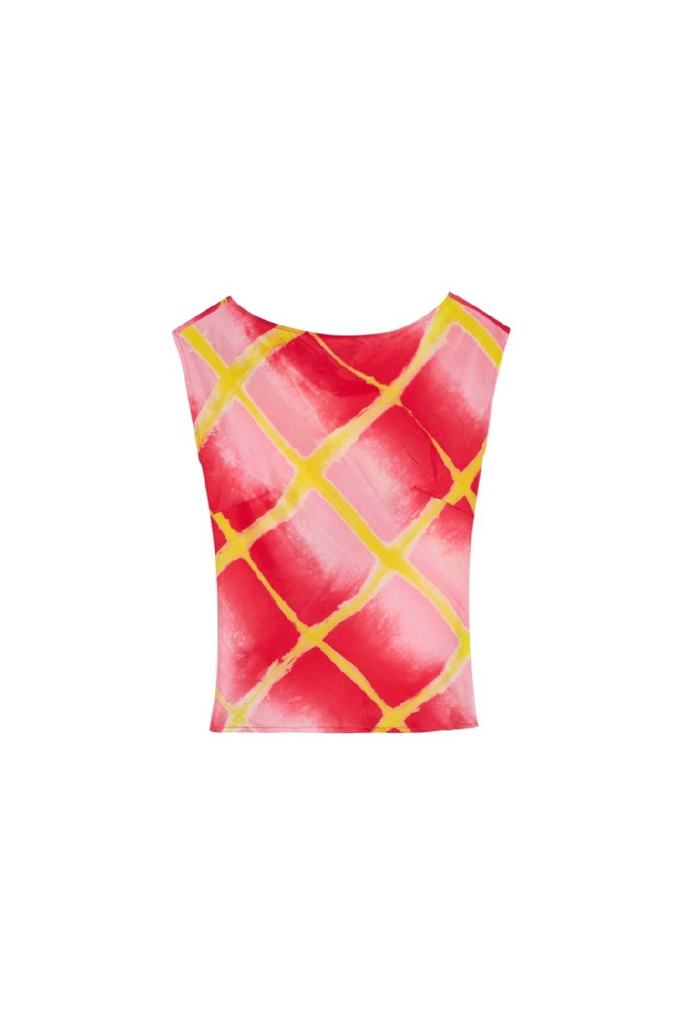 Lisa Corti top phaalko tangra pink Super sconto