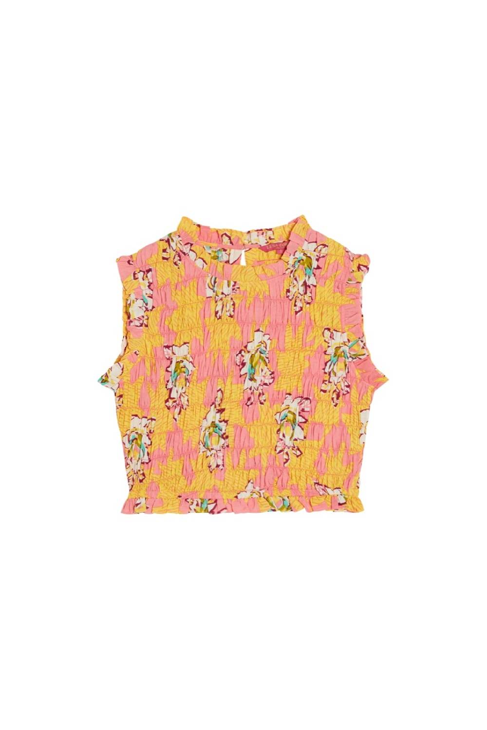 Lisa Corti top pineapple star flower light pink Trasporto libero internazionale